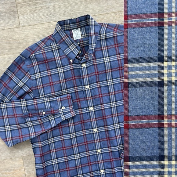 Brooks Brothers Other - Brooks Brothers 1818 Men's Sz L Shirt Regent Tartan Plaid 100% Supima Cotton